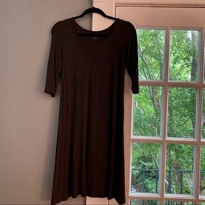 Eileen Fisher grey dress XS
